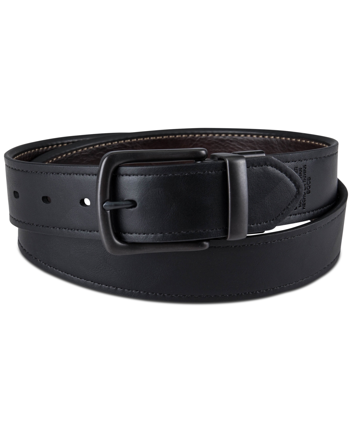 Shop Levi's Men's Contrast Stitch Reversible Belt In Brown,black