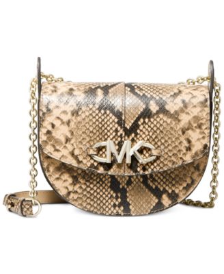 Michael Kors - Izzy Small Convertible Leather Saddle Crossbody