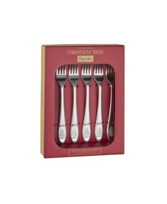 Christmas Tree Cocktail Forks, Set of 6