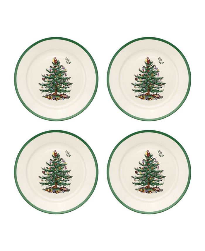 Spode Christmas Tree Luncheon Plate, Set of 4 - Macy's