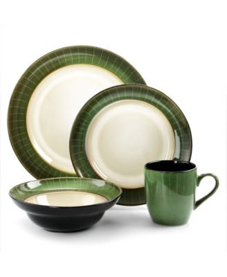 Grand Jade 16 Pc. Dinnerware Set, Service for 4