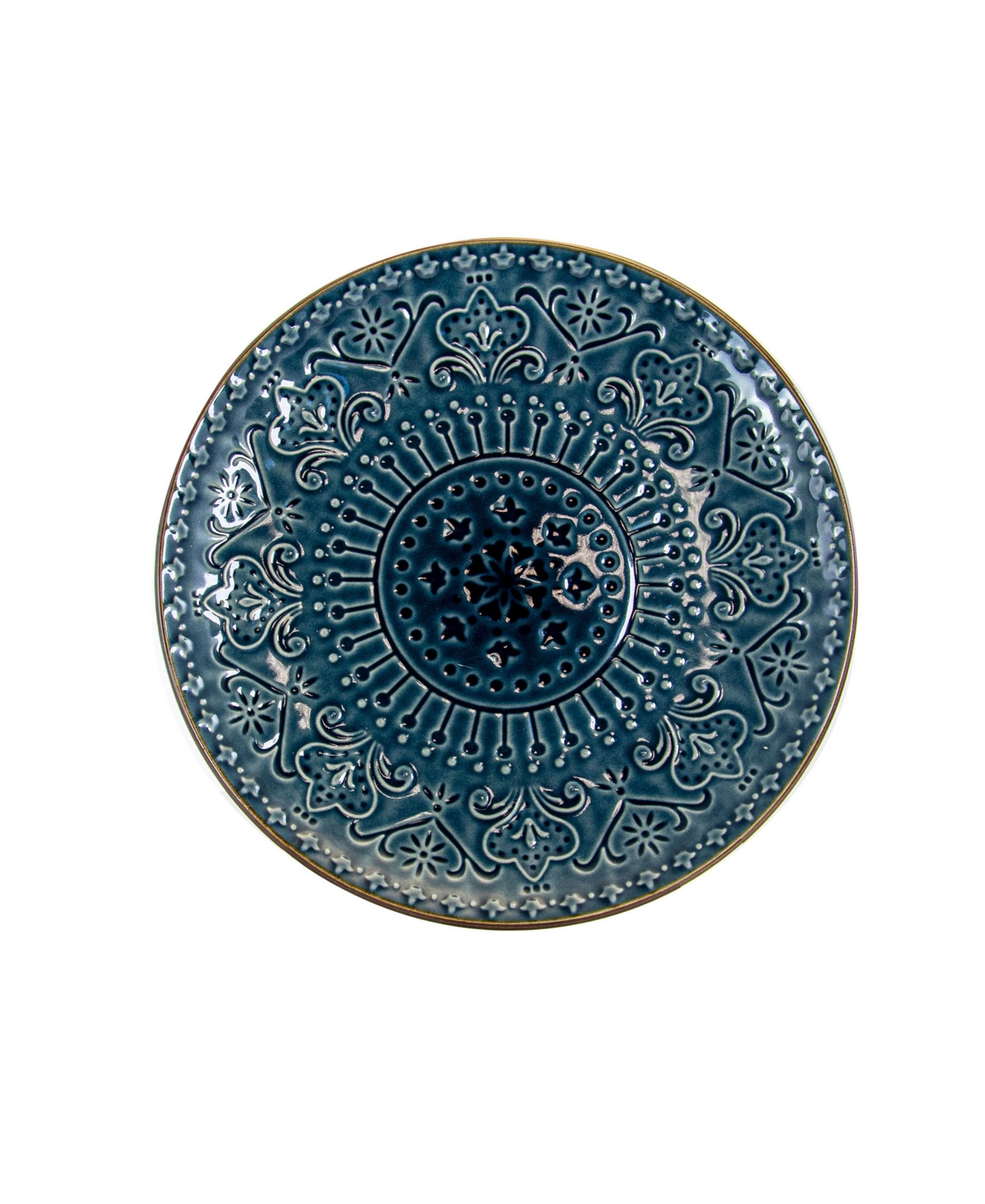 Elama Deep Sea Mozaic Luxurious Dinnerware with Complete Set of Pieces