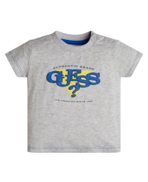 Baby Boys Textured Print Logo T-shirt