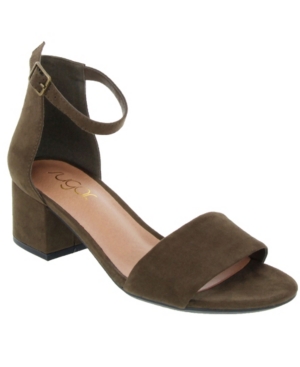 Sugar Noelle Block-Heel Sandals Women's Shoes