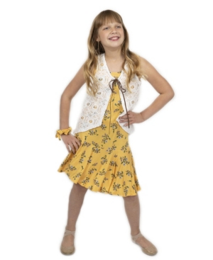 Emerald Sundae Big Girls 3 Piece Dress Set