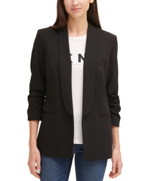 Dkny Ruched-Sleeve Blazer