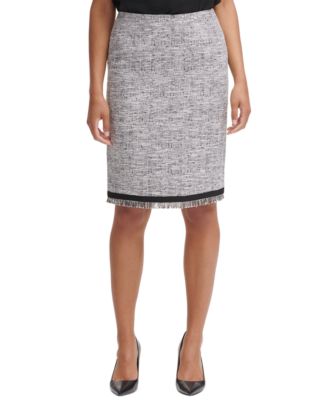 Calvin Klein - Tweed Pencil Skirt