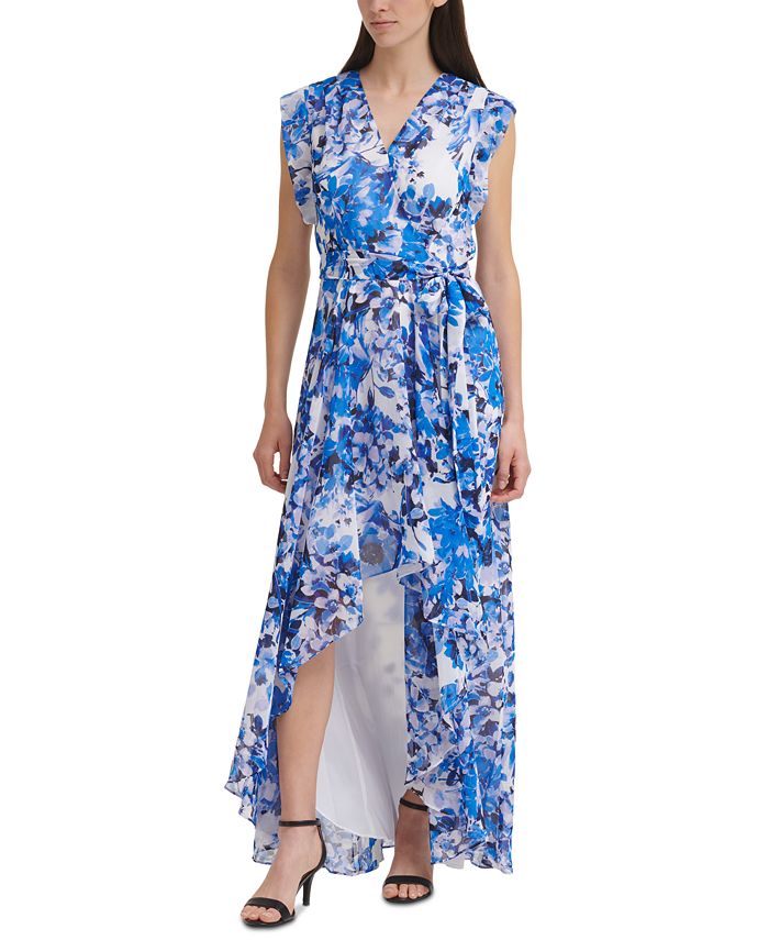 Eliza j high low shop wrap dress