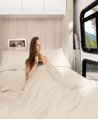 Premier 1800 Series Deep Pocket Bed 4 Piece Sheet Set, RV Queen