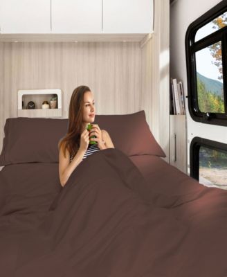 Premier 1800 Series Deep Pocket Bed 4 Piece Sheet Set, RV Queen