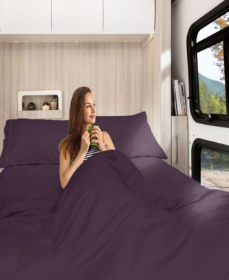 Premier 1800 Series Deep Pocket Bed 4 Piece Sheet Set, RV Queen