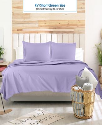 Premier 1800 Series Deep Pocket Bed 4 Piece Sheet Set, RV Queen