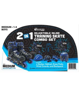 Chicago Adjustable Inline Training Skate 8pc Combo Set - Size S (J10-J13)