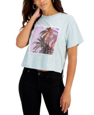 GUESS - Corinne Graphic Cropped T-Shirt