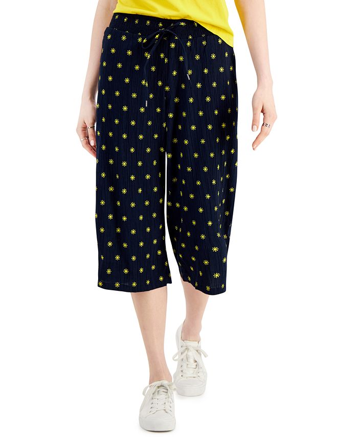 Style & Co Petite Striped Gauze Pants, Created for Macy's Macy's