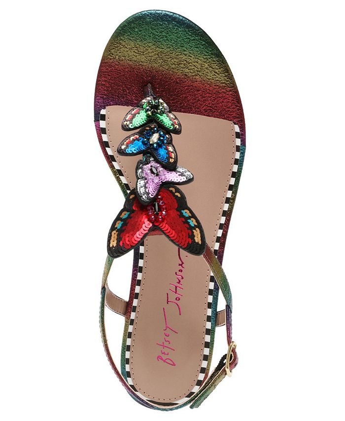 Betsey Johnson Women's Jenna Butterfly Dress Sandals Macy's