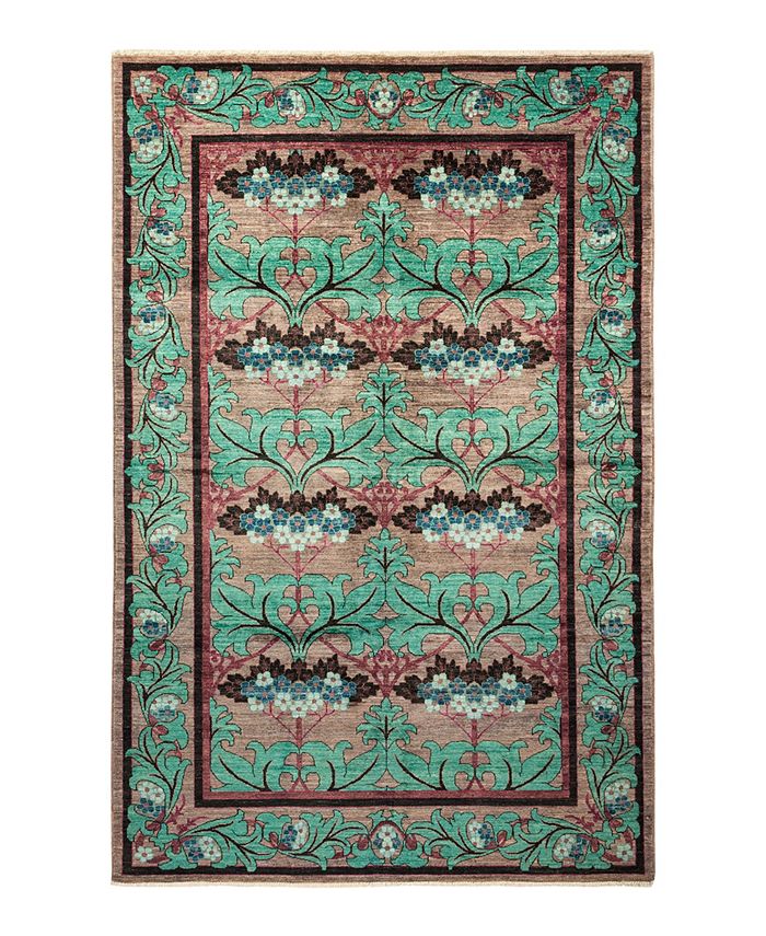 ADORN HAND WOVEN RUGS Arts and Crafts M1701 6'1" x 9'4" Area Rug Macy's