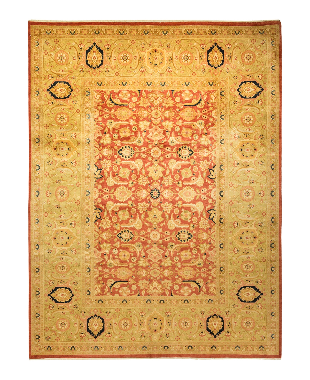 Closeout! Adorn Hand Woven Rugs Mogul M1422 9'3in x 12'3in Rectangle Area Rug - Rust