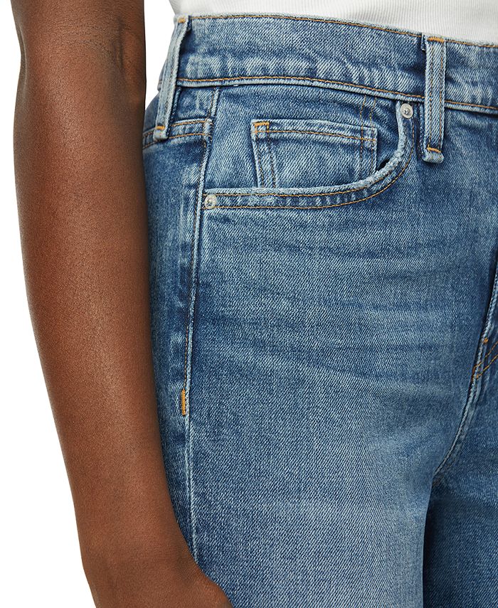 Hudson Jeans Holly High-Rise Straight-Leg & Reviews - Jeans - - Macy's