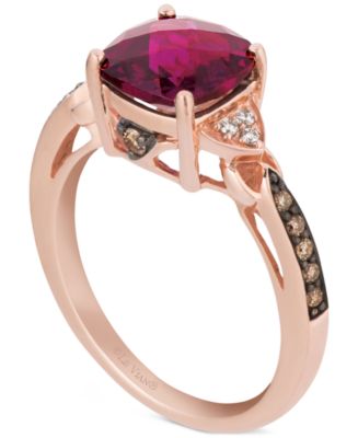 Le Vian® Raspberry Rhodolite (2-3/8 ct. t.w.) & Diamond (1/6 ct. t.w ...