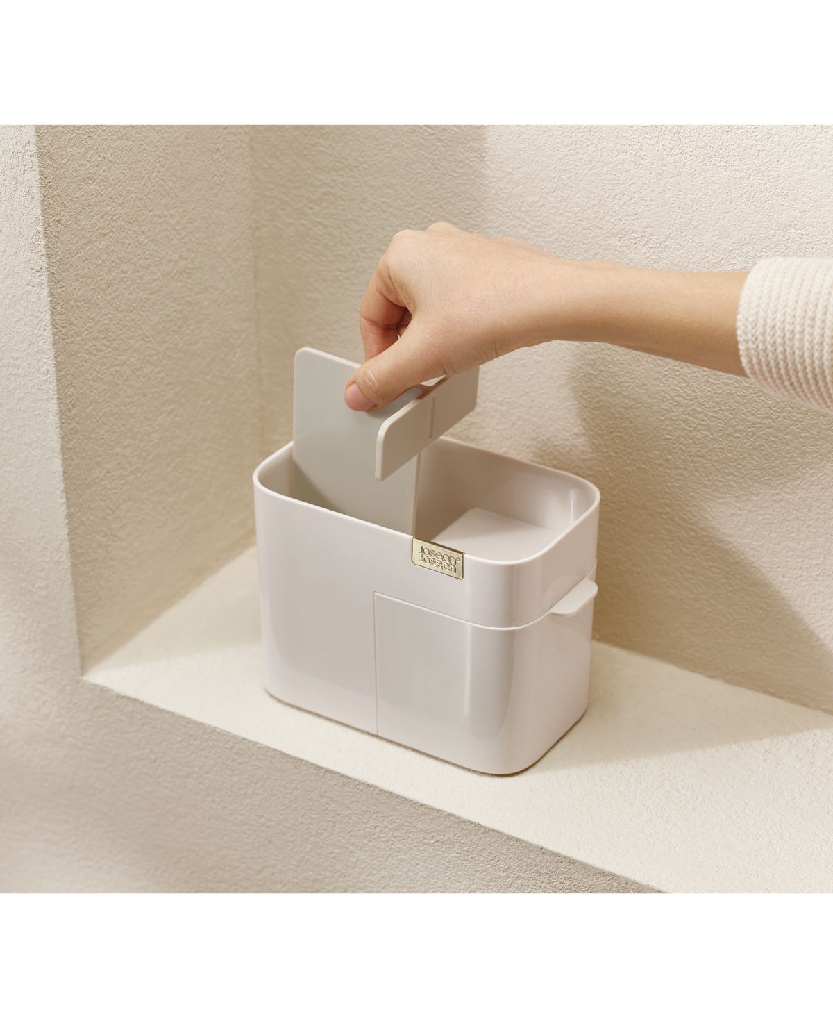 Joseph Joseph Viva Compact Cosmetic Organizer In Shell