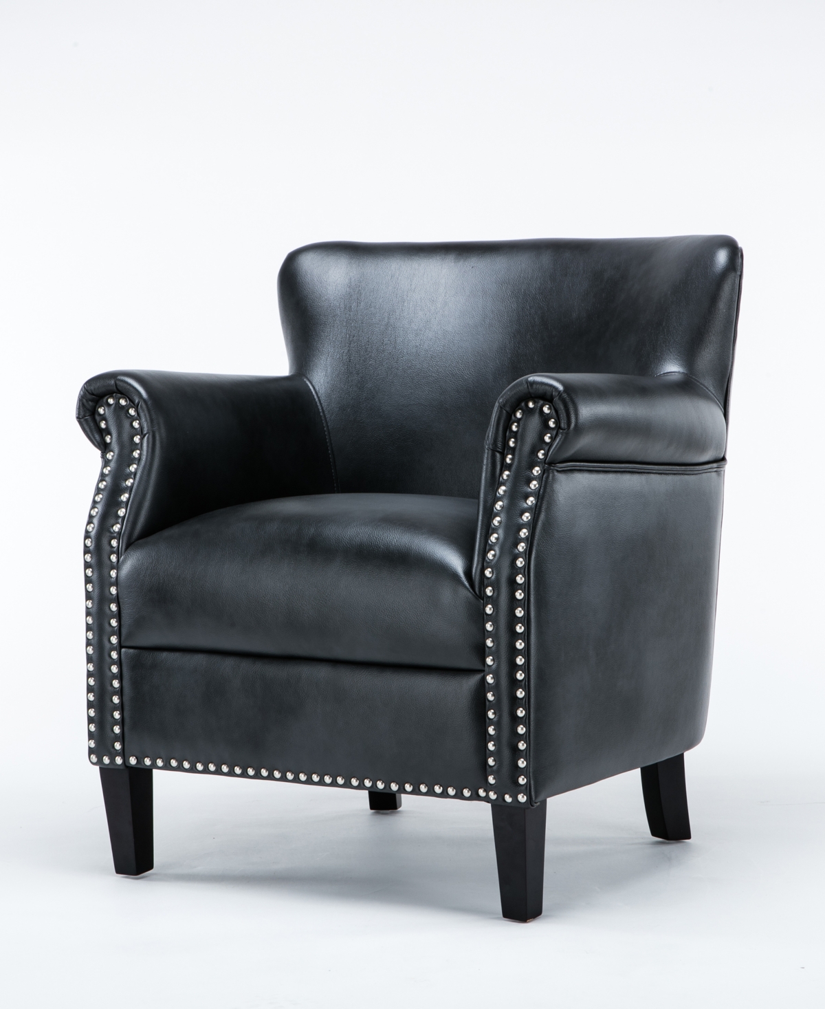 Comfort Pointe Holly Club Chair In Medium Gray