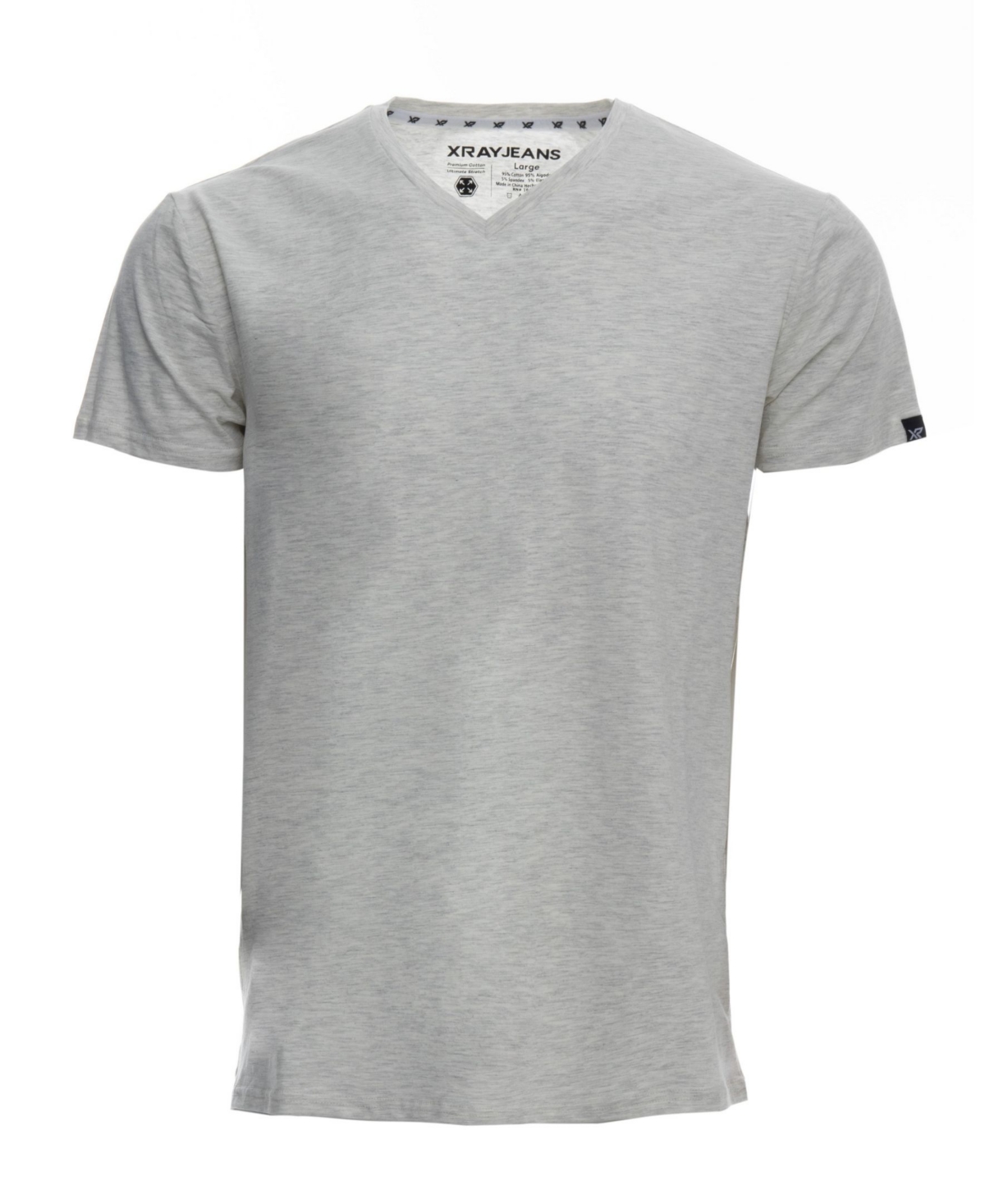 Men's Basic V-Neck Short Sleeve T-shirt - Black