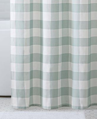 Cabin Plaid Cotton Shower Curtain, 72" x 72"