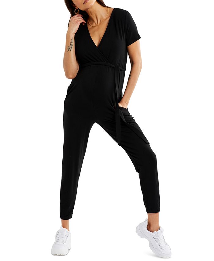 A Pea in the Pod French Terry Maternity Jumpsuit Macy's