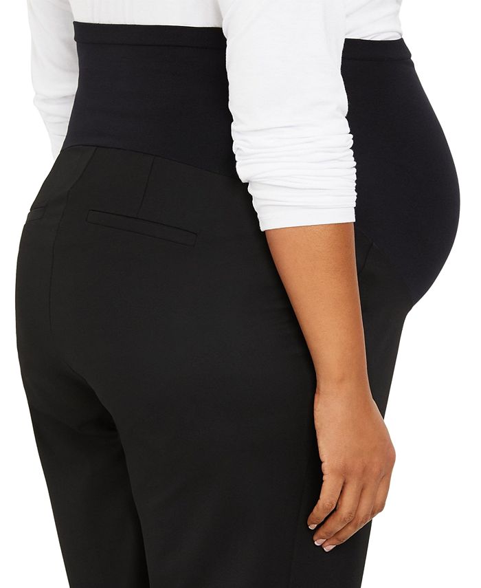 Motherhood Maternity Plus Size BiStretch StraightLeg Maternity Pants