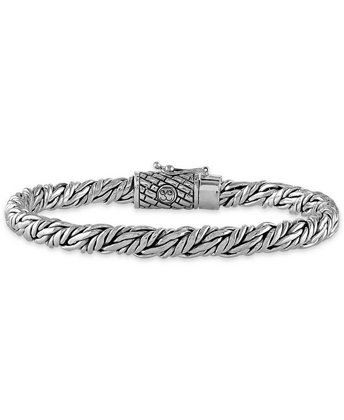 Macys esquire men's bracelet hotsell