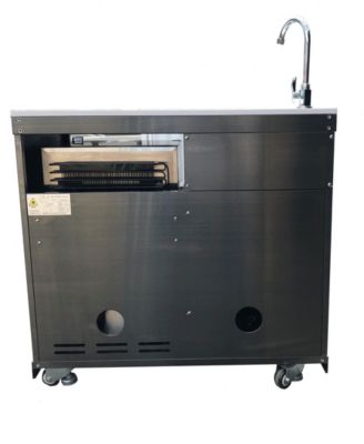 Mont Alpi Outdoor Kitchen Sink and Fridge