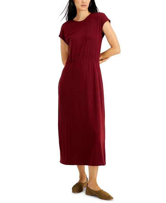 Alfani CapSleeve Midi Dress, Created for Macy's & Reviews Dresses