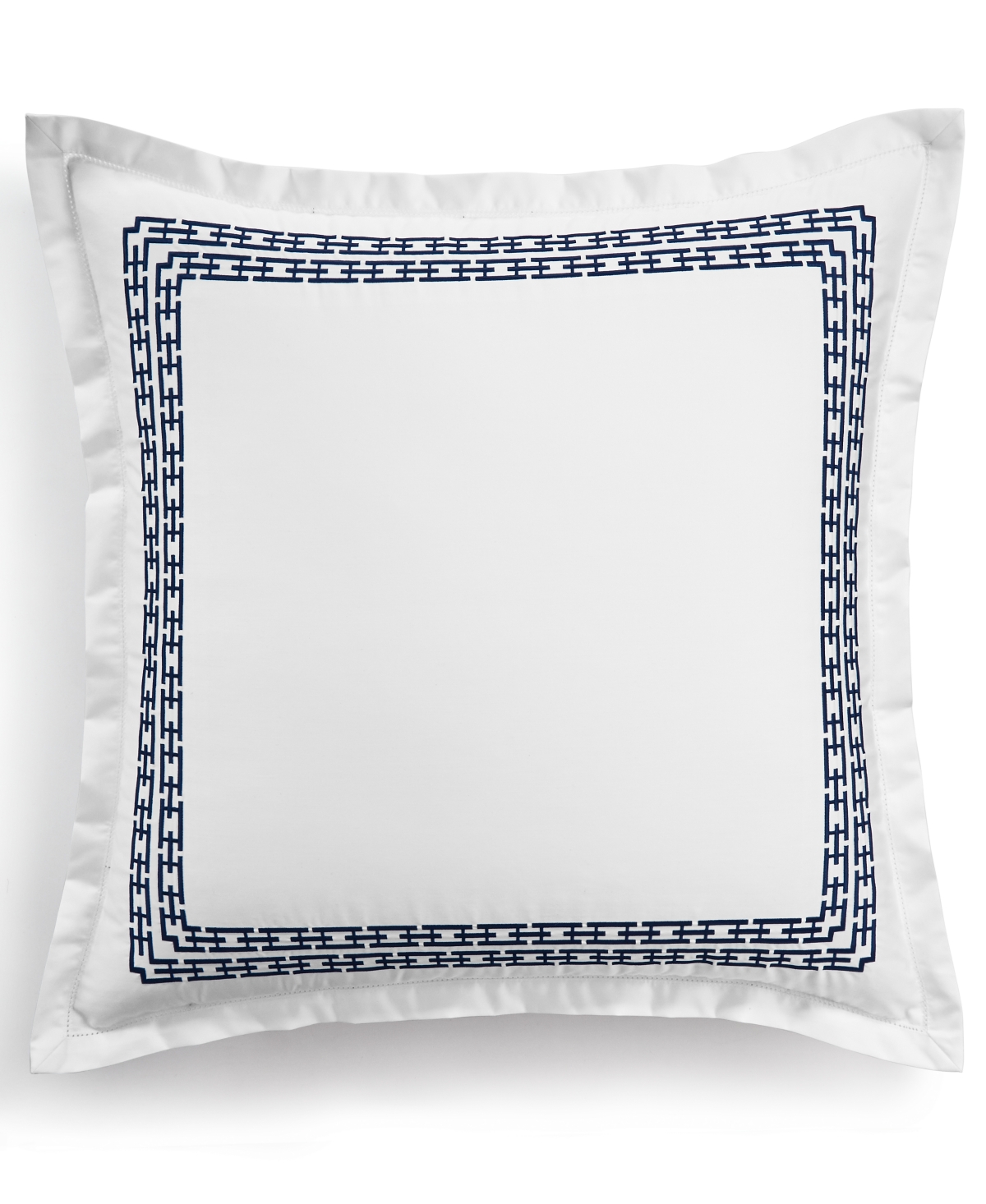 HOTEL COLLECTION CHAIN LINKS EMBROIDERY 100% PIMA COTTON 2-PC. SHAM SET, EURO, CREATED FOR MACY'S BEDDING