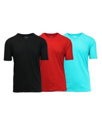 Men's Short Sleeve V-Neck T-shirt, Pack of 3