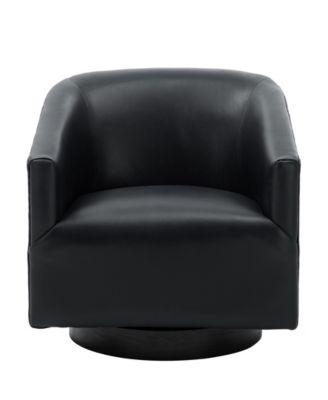 Gaven Wood Base Swivel Chair