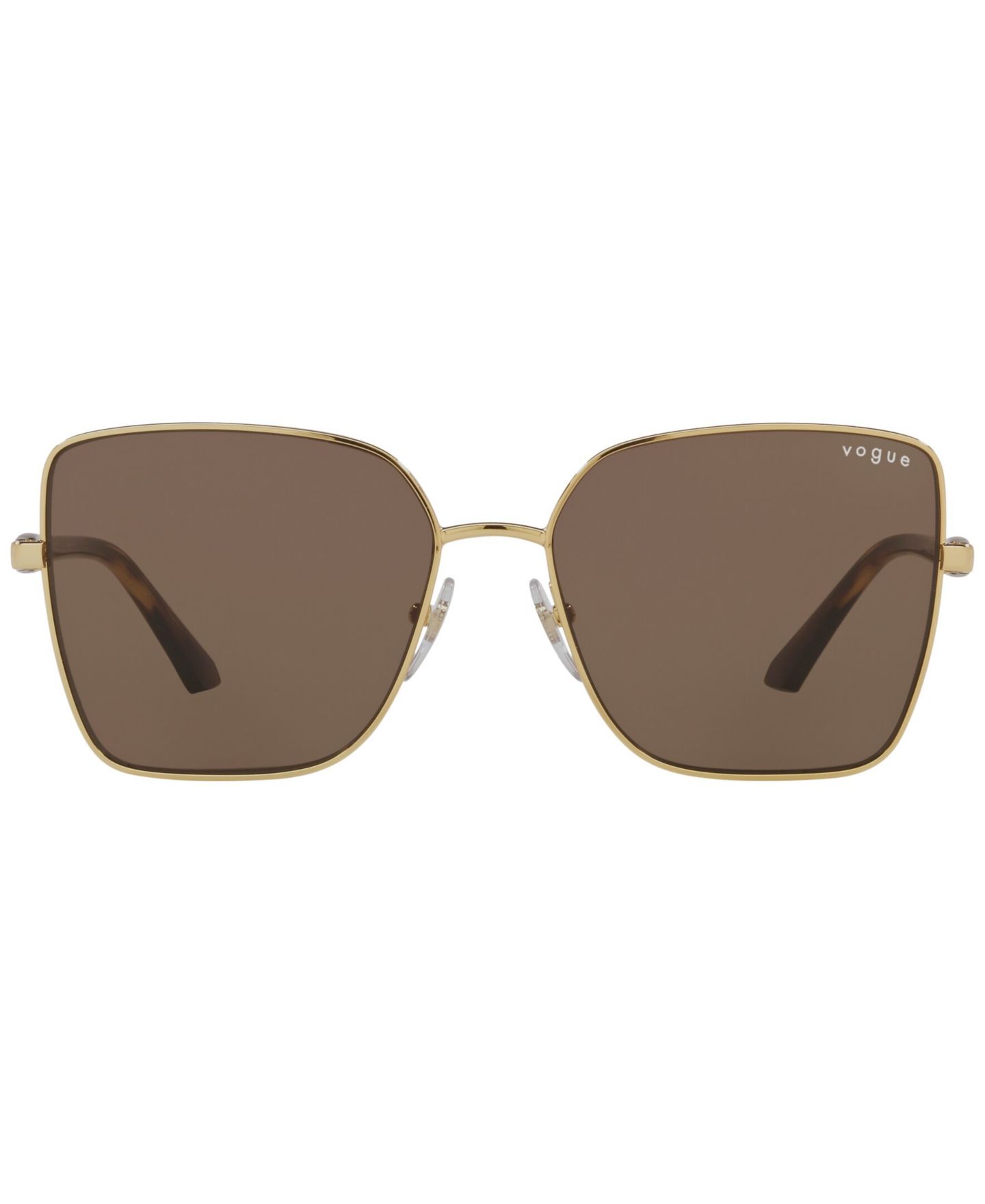 Женские солнцезащитные очки Vogue Eyewear Sunglasses, VO4199S 58, цвет: Золотой / Коричневый градиентный — фото 7