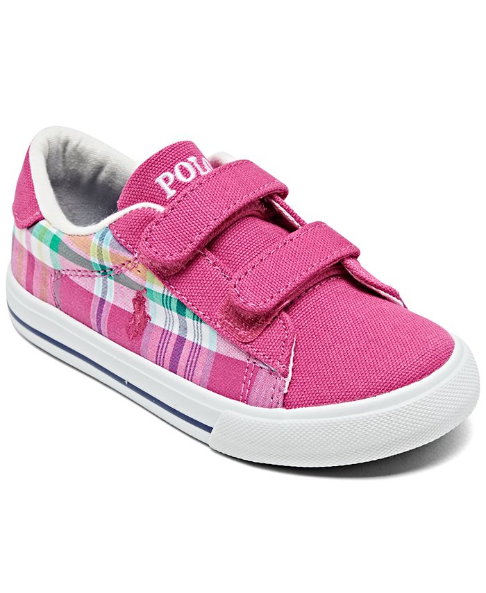 Polo Ralph Lauren Toddler Girls' Easten II EZ Plaid Casual Sneakers from  Finish Line & Reviews - Finish Line Kids' Shoes - Kids - Macy's