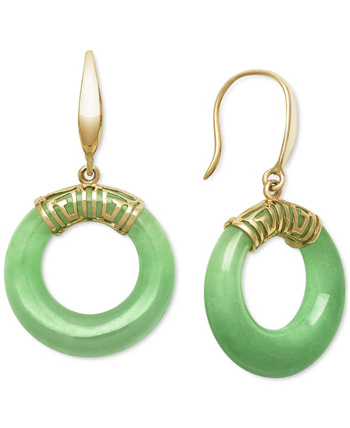 Macy's online jade earrings