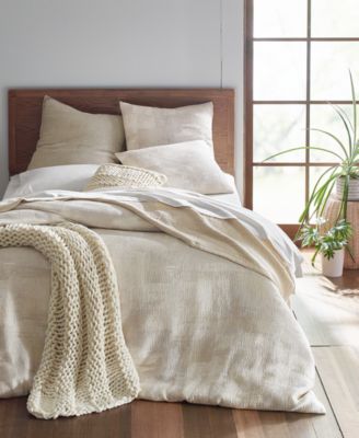 Oake Drybrush Matelasse Duvet Cover Sets Created For Macys Bedding In Neutral