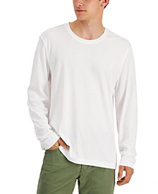 Men's Long Sleeve Supima Crewneck T-Shirt, Created for Macy's 