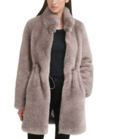 Petite Faux-Fur Coat