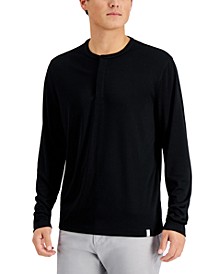 Men's Alfatech Solid Henley, Created for Macy's 