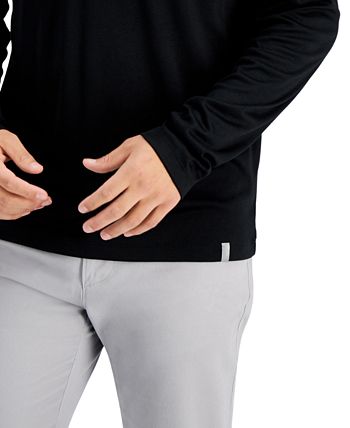 Alfani Men's Alfatech Solid Henley, Created for Macy's - Macy's