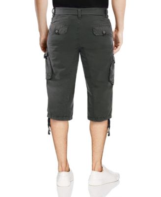 XRAY Big & Tall Belted Below Knee Long Cargo Shorts