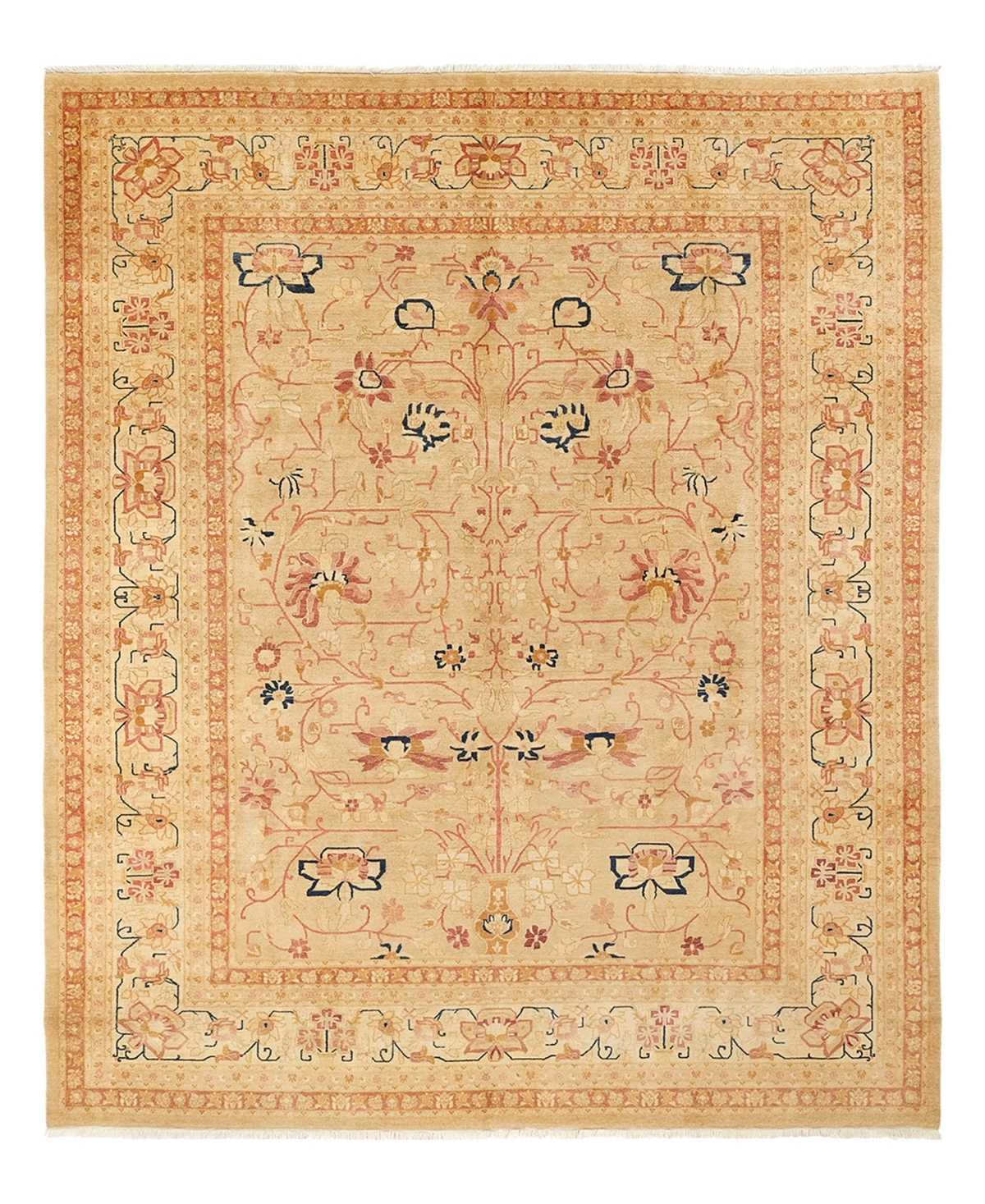 Closeout! Adorn Hand Woven Rugs Mogul M1460 8'2in x 10' Area Rug - Gold-Tone