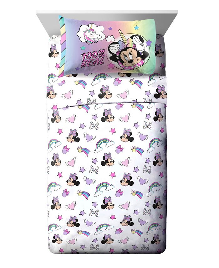 Disney Minnie Mouse Unicorn Dreams Full Bed Set, 7 Pieces Macy's
