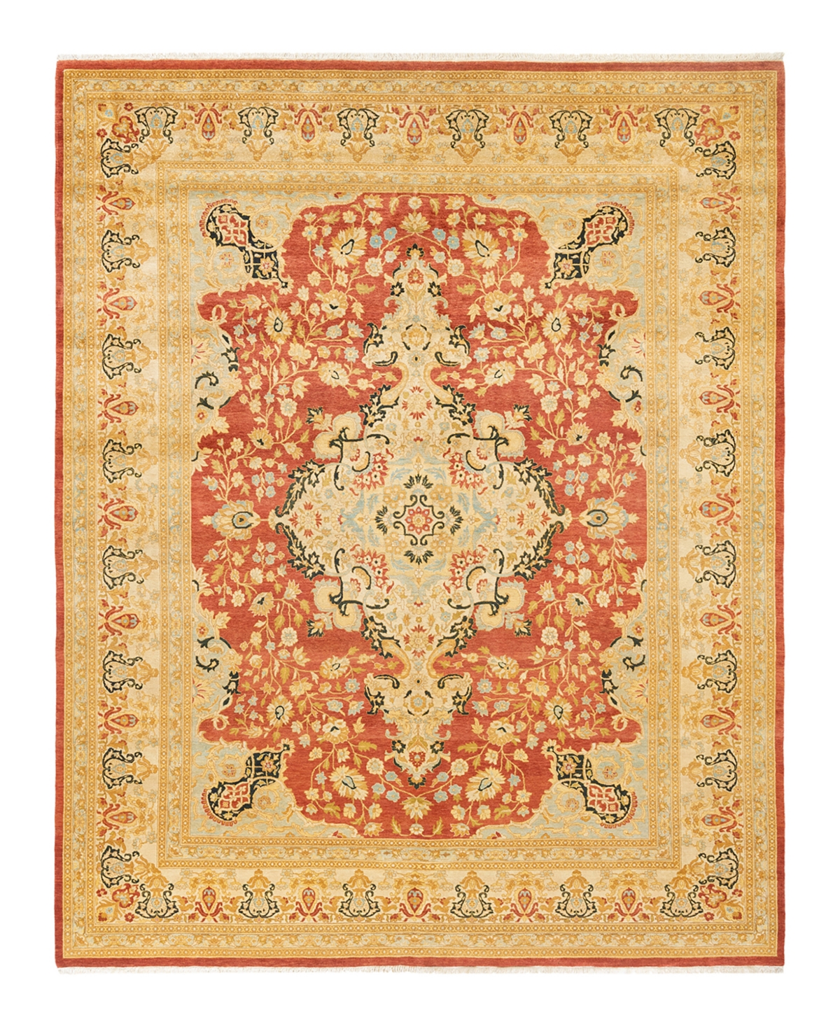 Closeout! Adorn Hand Woven Rugs Mogul M1422 8'2in x 10'10in Area Rug - Rust