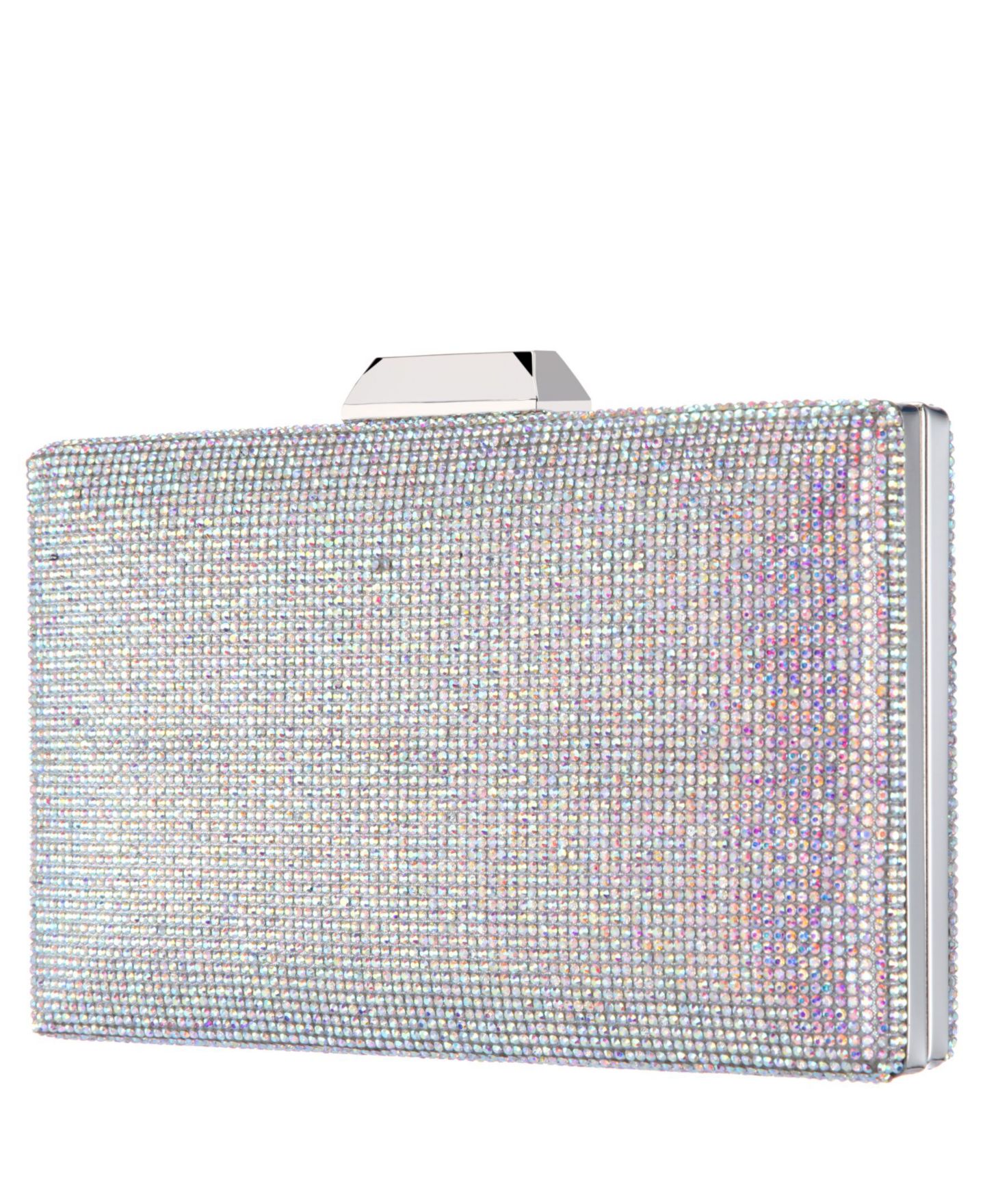 Женские клатчи Nina Crystal Minaudiere, цвет: Белый — фото 1