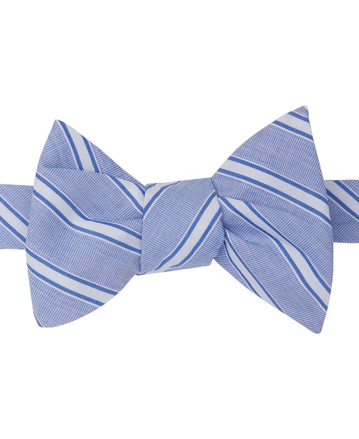 Tommy Hilfiger Men's Beacon Stripe To-Tie Bow Tie - Macy's